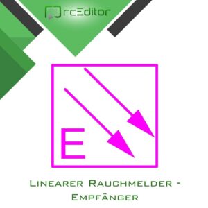 linearer Rauchmelder Empfänger schaltzeichen